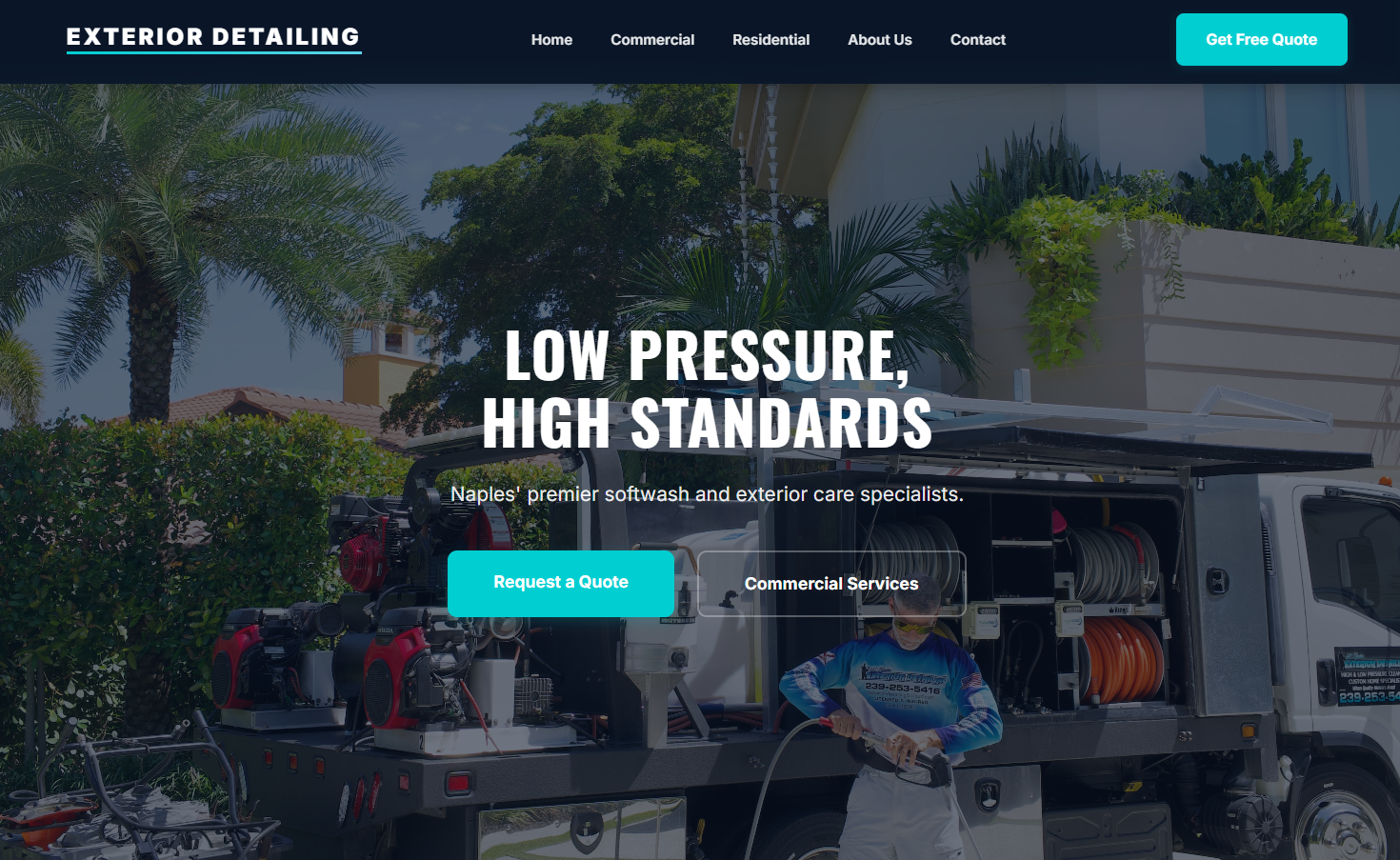 Exterior Detailing Website